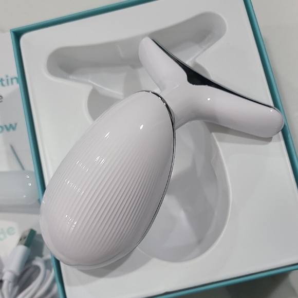 My Derma Dream Myoglow Neck Face Lifting Lymphatic Drainage Tool Anti Age Glow - Picture 7 of 8